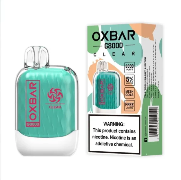 OXBAR G8000 Puffs Disposable Vape in Dubai