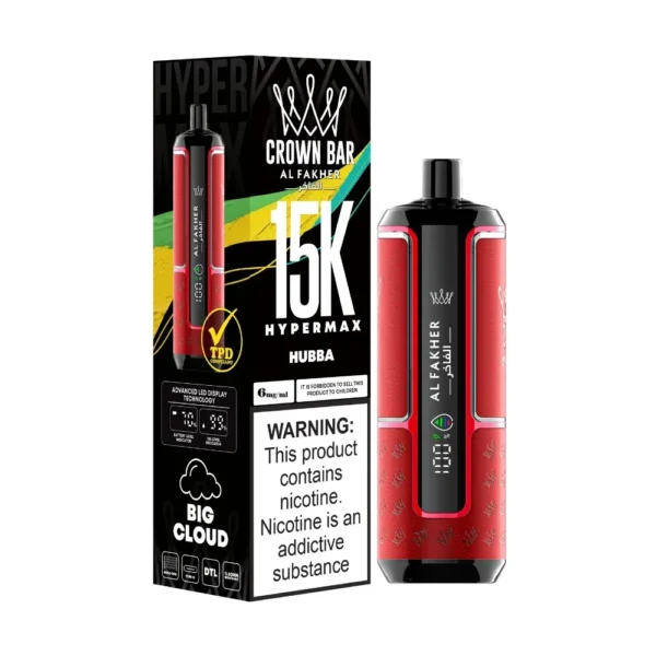 Al Fakher Hypermax 15000 Puffs Disposable Vape In Dubai