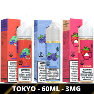 TOKYO E-LIQUID 60ML ALL FLAVORS 3MG