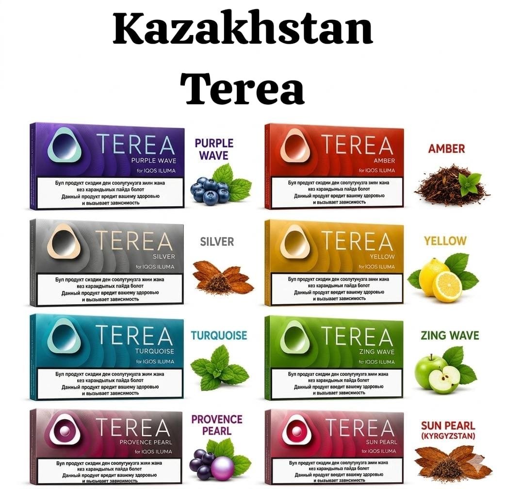 Kazakhstan Terea Sticks all flavors