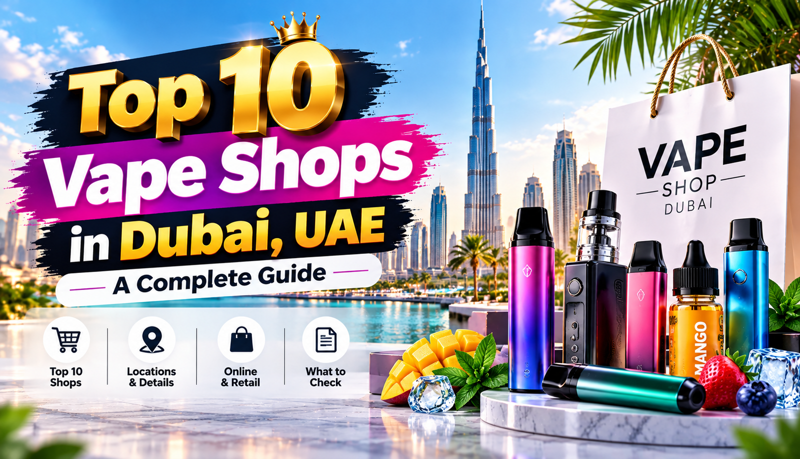Top 10 Vape Shops in Dubai